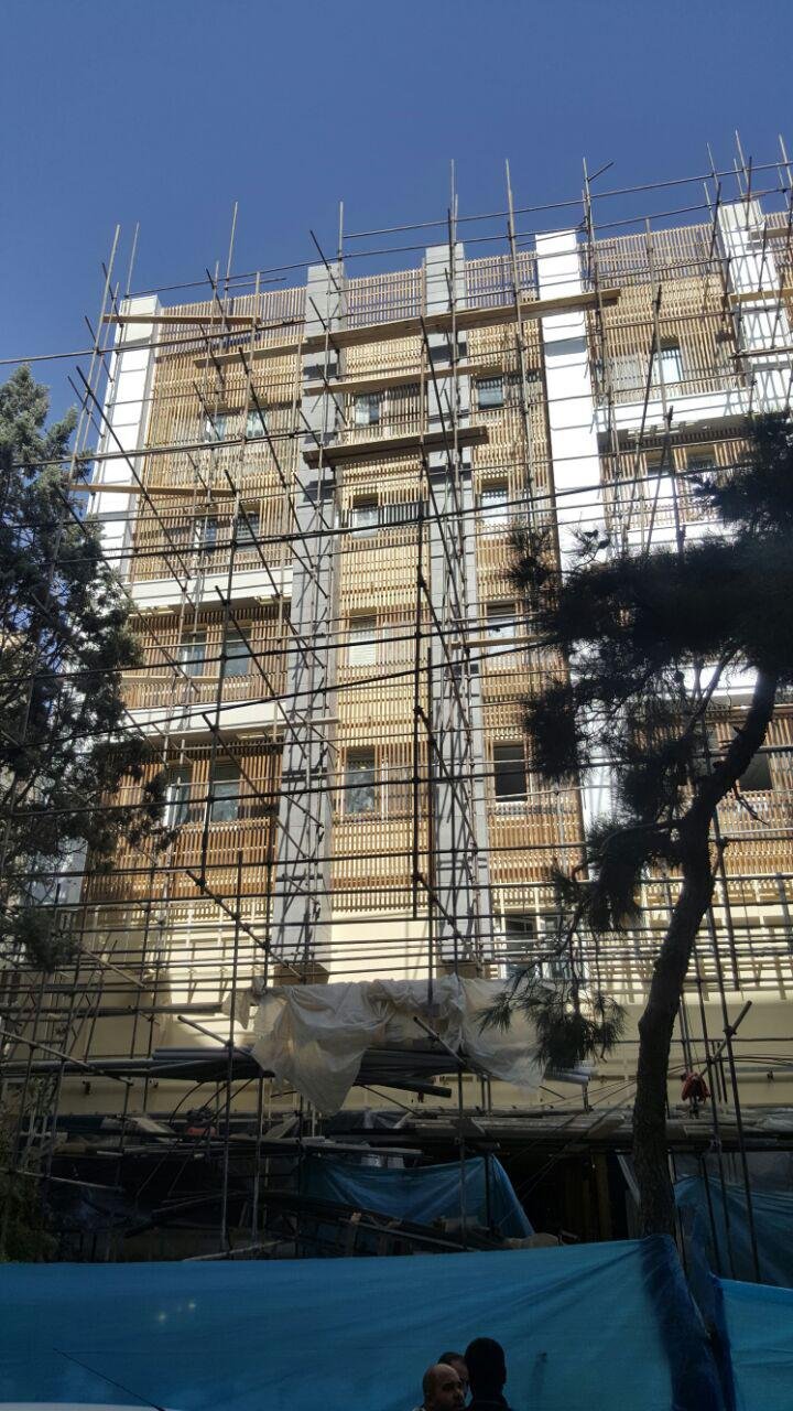 ساختمان اداری اطلس ایرانیان (HPL، سرامیک خشک)